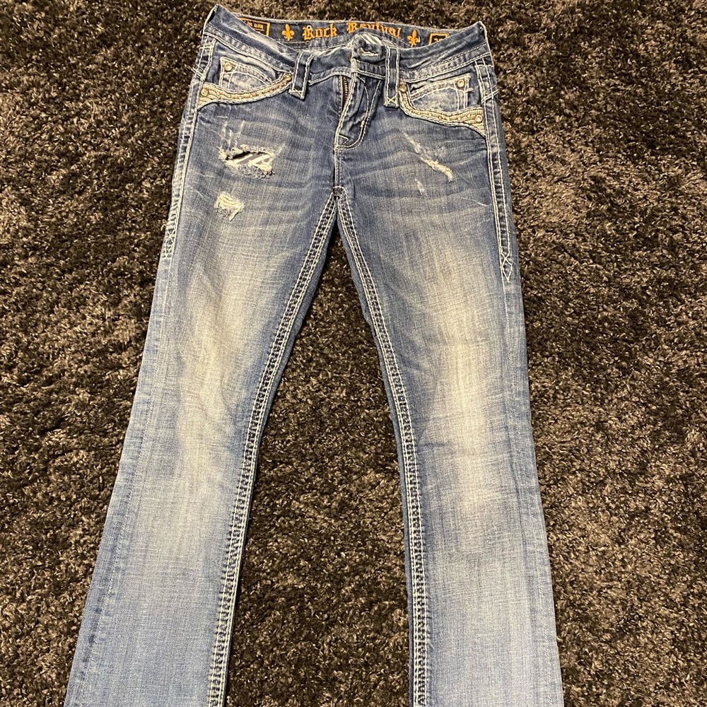 Rock revival slim boot cut jeans size 26!